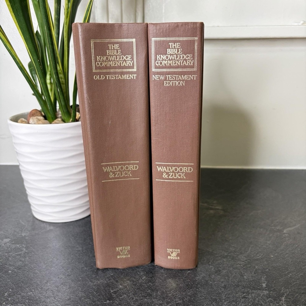 The Bible Knowledge Commentary Set Old And New Testament Walvoord Zuck 2 Books